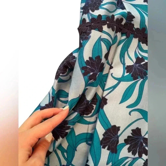 Draper James Blue Buttercup Bloom Floral Dress Size 6 - Picture 14 of 15